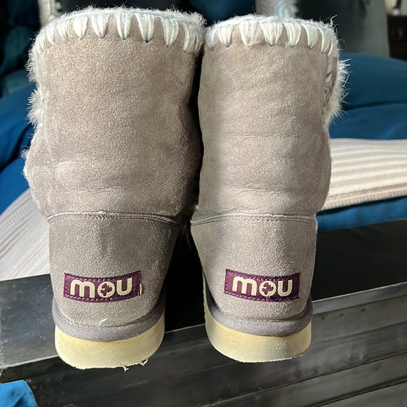 Grey Eskimo Dream Catcher lace up Mou Boots - Picture 4 of 15